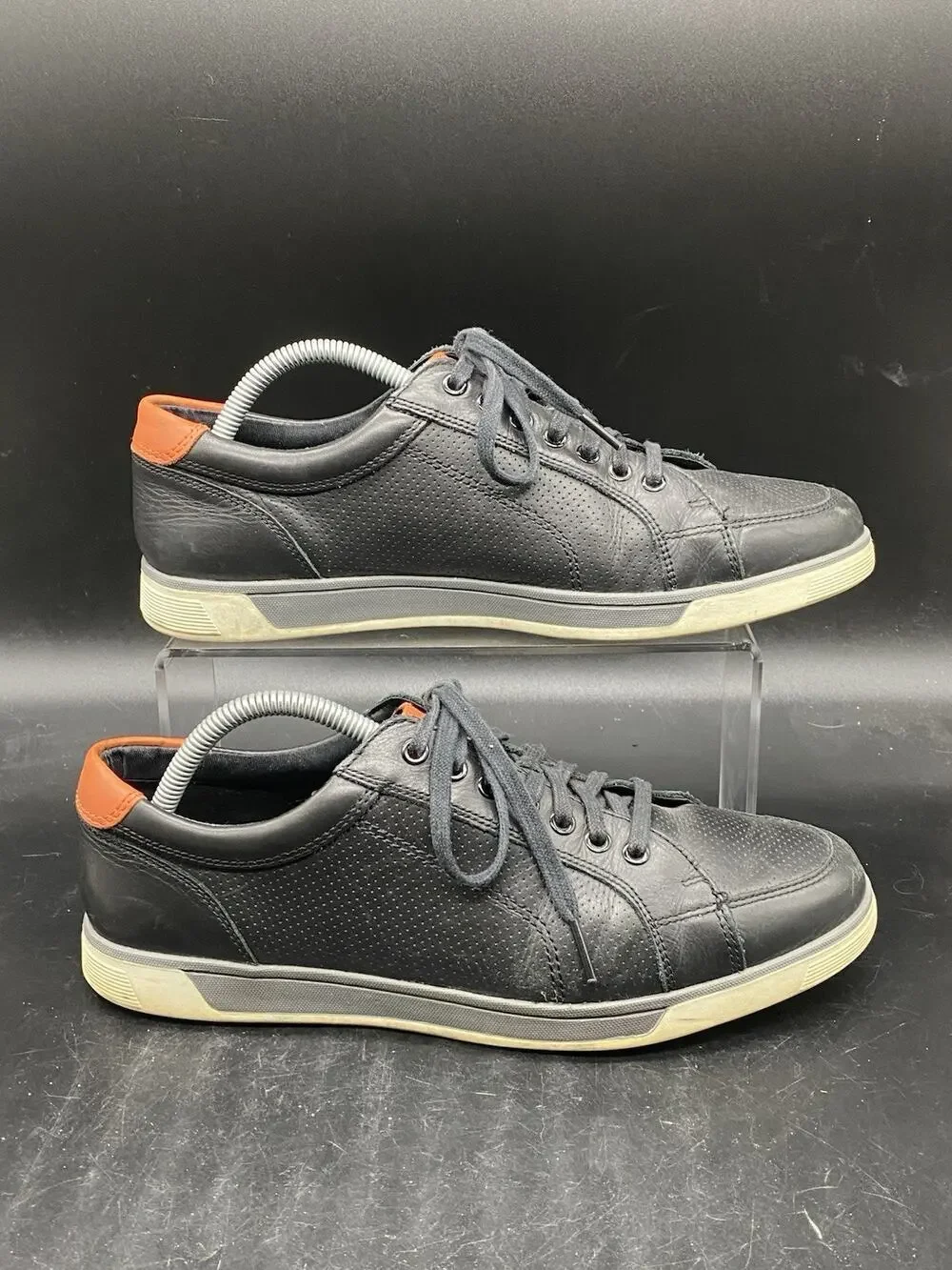 Cole Haan Men's Vartan Sport Ox Fashion Sneaker Black Leather C13916 Size 8.5 M